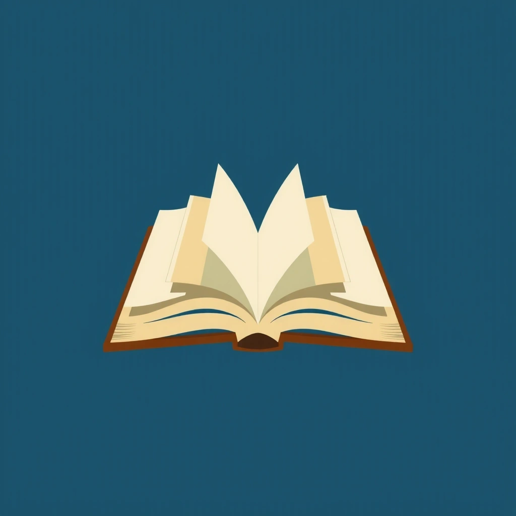 Carte deschisă simbolizând cunoaștere